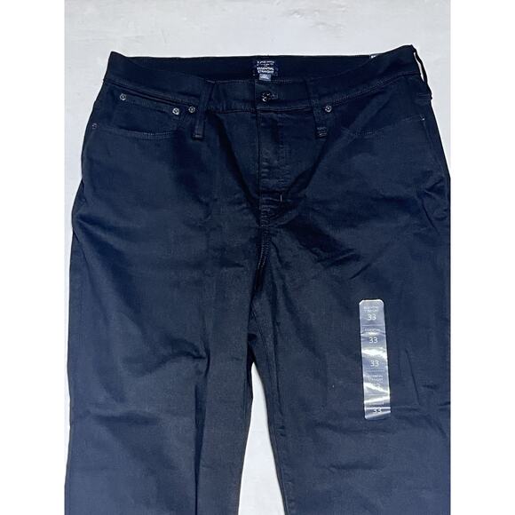 J Crew Essential Straight Jean in All Day Stretch Womens 33 Black Denim Jeans - Picture 3 of 9